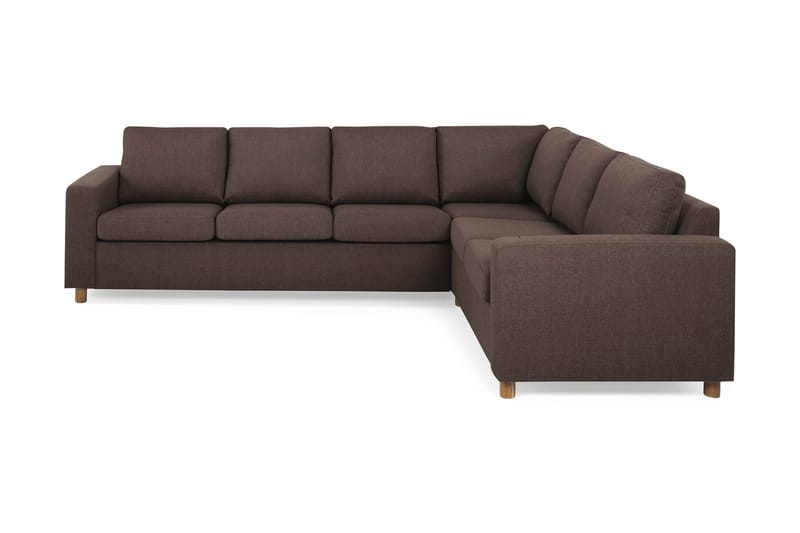 Crazy 5-sits Vändbar L-formad Large Hörnsoffa i Tyg - Brun - Products - Möbler - Soffa - Hörnsoffa