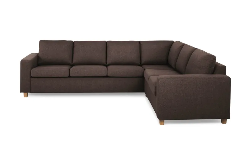 Crazy 5-sits Vändbar L-formad Large Hörnsoffa i Tyg - Brun - Products - Möbler - Soffa - Hörnsoffa