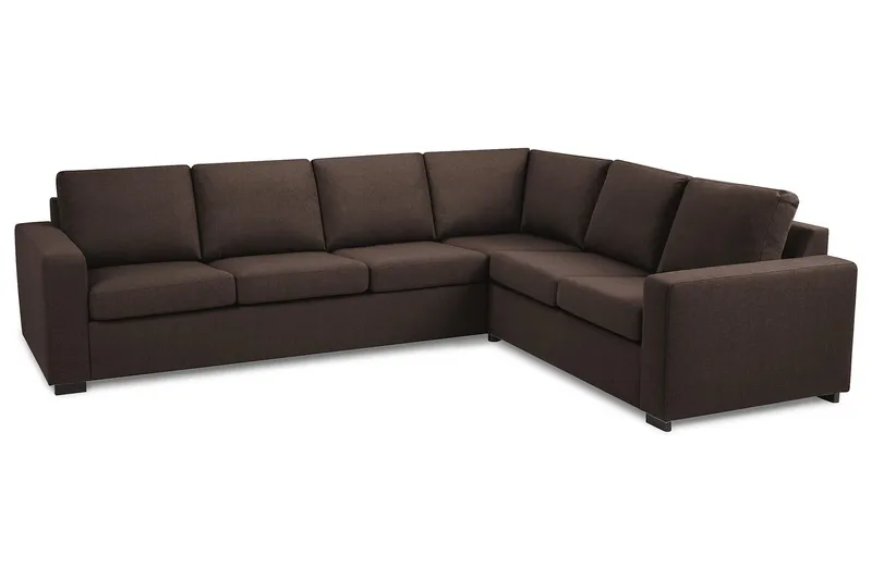 Crazy 5-sits Vändbar L-formad Large Hörnsoffa i Tyg - Brun - Products - Möbler - Soffa - Hörnsoffa