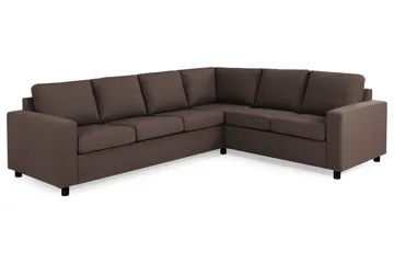 Crazy 5-sits Vändbar L-formad Large Hörnsoffa i Tyg - Brun - Products - Möbler - Soffa - Hörnsoffa