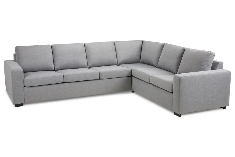 Crazy 5-sits Vändbar L-formad Large Hörnsoffa i Tyg - Grå - Products - Möbler - Soffa - Hörnsoffa