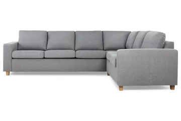Crazy 5-sits Vändbar L-formad Large Hörnsoffa i Tyg - Grå - Products - Möbler - Soffa - Hörnsoffa