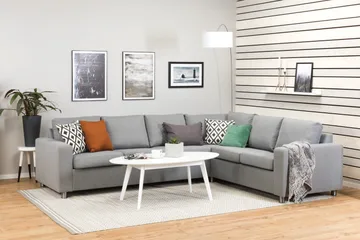 Crazy 5-sits Vändbar L-formad Large Hörnsoffa i Tyg - Grå - Products - Möbler - Soffa - Hörnsoffa