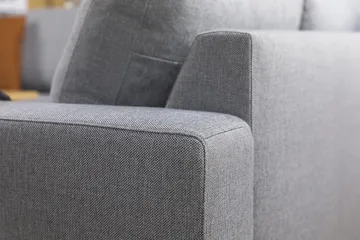 Crazy 5-sits Vändbar L-formad Large Hörnsoffa i Tyg - Grå - Products - Möbler - Soffa - Hörnsoffa