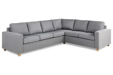 Crazy 5-sits Vändbar L-formad Large Hörnsoffa i Tyg - Grå - Products - Möbler - Soffa - Hörnsoffa