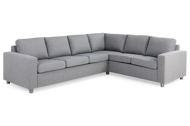 Crazy 5-sits Vändbar L-formad Large Hörnsoffa i Tyg - Grå - Products - Möbler - Soffa - Hörnsoffa