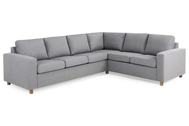 Crazy 5-sits Vändbar L-formad Large Hörnsoffa i Tyg - Grå - Products - Möbler - Soffa - Hörnsoffa