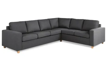 Crazy 5-sits Vändbar L-formad Large Hörnsoffa i Tyg - Mörkgrå - Products - Möbler - Soffa - Hörnsoffa