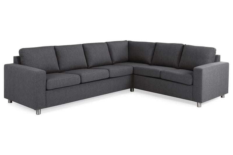 Crazy 5-sits Vändbar L-formad Large Hörnsoffa i Tyg - Mörkgrå - Products - Möbler - Soffa - Hörnsoffa