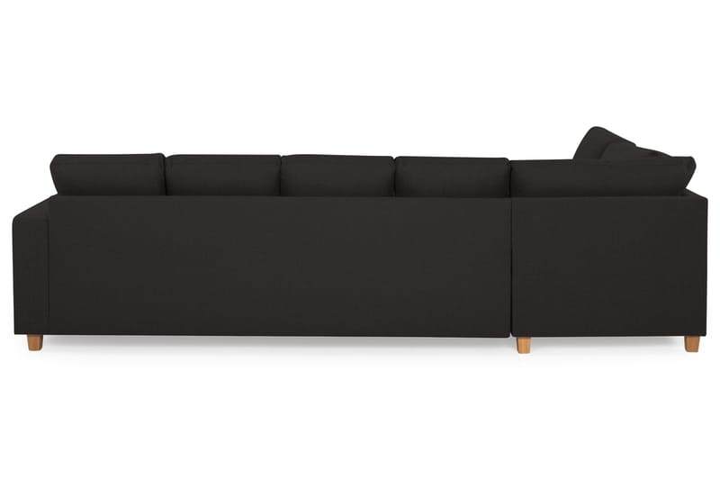 Crazy 5-sits Vänstervänd U-formad Soffa med Divan och Schäslong i Tyg - Antracit - Products - Möbler - Soffa - U-soffa