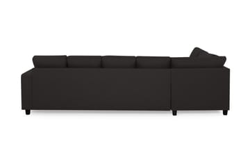 Crazy 5-sits Vänstervänd U-formad Soffa med Divan och Schäslong i Tyg - Antracit - Products - Möbler - Soffa - U-soffa