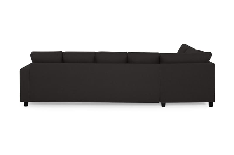 Crazy 5-sits Vänstervänd U-formad Soffa med Divan och Schäslong i Tyg - Antracit - Products - Möbler - Soffa - U-soffa