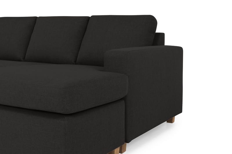 Crazy 5-sits Vänstervänd U-formad Soffa med Divan och Schäslong i Tyg - Antracit - Products - Möbler - Soffa - U-soffa
