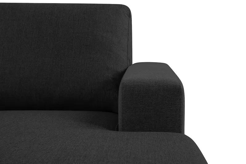 Crazy 5-sits Vänstervänd U-formad Soffa med Divan och Schäslong i Tyg - Antracit - Products - Möbler - Soffa - U-soffa