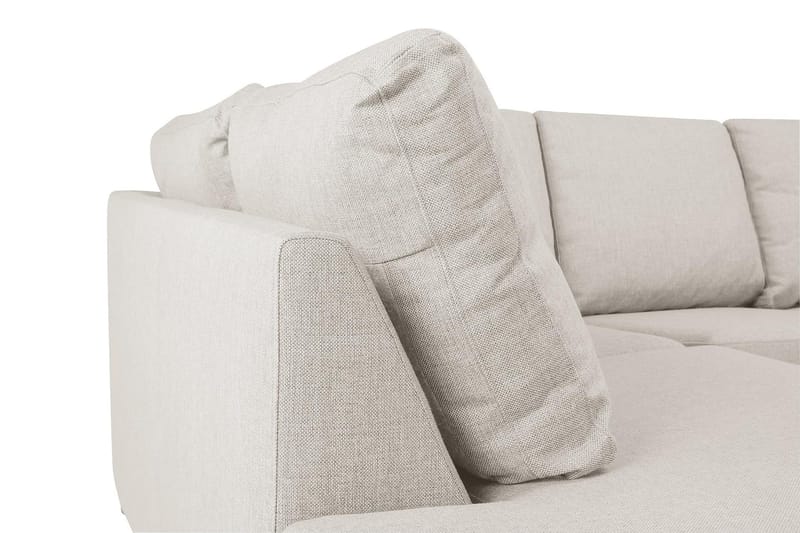 Crazy 5-sits Vänstervänd U-formad Soffa med Divan och Schäslong i Tyg - Beige - Products - Möbler - Soffa - U-soffa