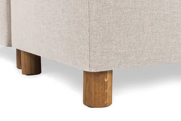 Crazy 5-sits Vänstervänd U-formad Soffa med Divan och Schäslong i Tyg - Beige - Products - Möbler - Soffa - U-soffa