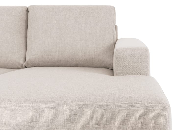 Crazy 5-sits Vänstervänd U-formad Soffa med Divan och Schäslong i Tyg - Beige - Products - Möbler - Soffa - U-soffa
