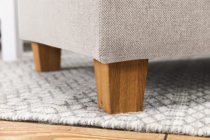 Crazy 5-sits Vänstervänd U-formad Soffa med Divan och Schäslong i Tyg - Beige - Products - Möbler - Soffa - U-soffa
