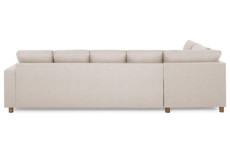 Crazy 5-sits Vänstervänd U-formad Soffa med Divan och Schäslong i Tyg - Beige - Products - Möbler - Soffa - U-soffa