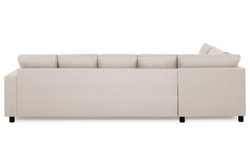 Crazy 5-sits Vänstervänd U-formad Soffa med Divan och Schäslong i Tyg - Beige - Products - Möbler - Soffa - U-soffa