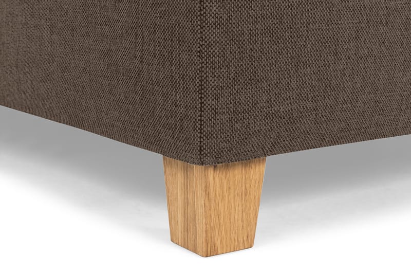 Crazy 5-sits Vänstervänd U-formad Soffa med Divan och Schäslong i Tyg - Brun - Products - Möbler - Soffa - U-soffa