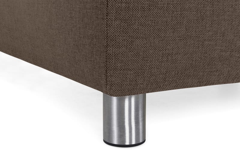 Crazy 5-sits Vänstervänd U-formad Soffa med Divan och Schäslong i Tyg - Brun - Products - Möbler - Soffa - U-soffa