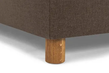 Crazy 5-sits Vänstervänd U-formad Soffa med Divan och Schäslong i Tyg - Brun - Products - Möbler - Soffa - U-soffa