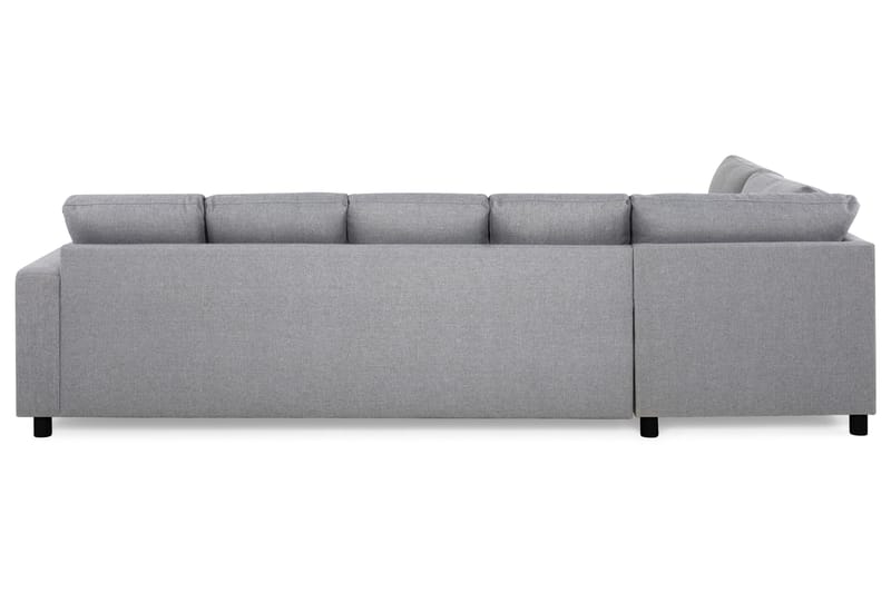 Crazy 5-sits Vänstervänd U-formad Soffa med Divan och Schäslong i Tyg - Grå - Products - Möbler - Soffa - U-soffa