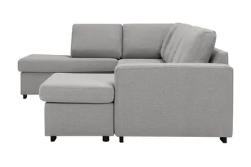 Crazy 5-sits Vänstervänd U-formad Soffa med Divan och Schäslong i Tyg - Grå - Products - Möbler - Soffa - U-soffa