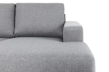 Crazy 5-sits Vänstervänd U-formad Soffa med Divan och Schäslong i Tyg - Grå - Products - Möbler - Soffa - U-soffa