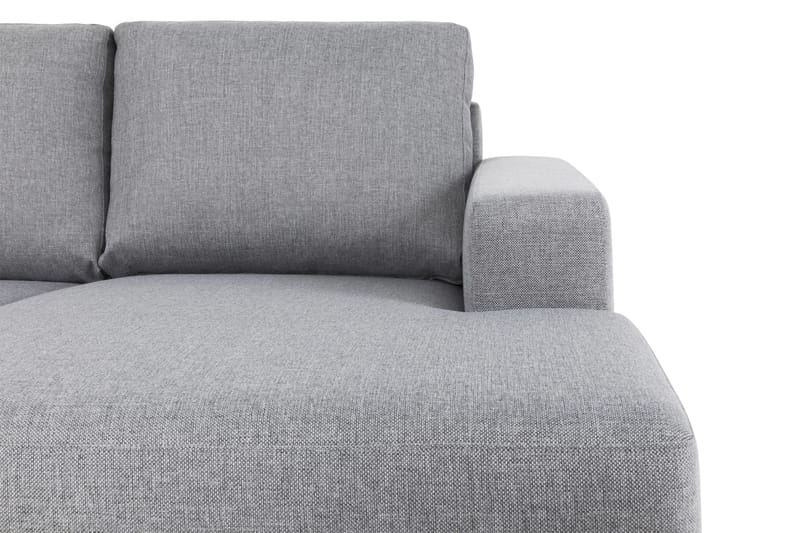 Crazy 5-sits Vänstervänd U-formad Soffa med Divan och Schäslong i Tyg - Grå - Products - Möbler - Soffa - U-soffa
