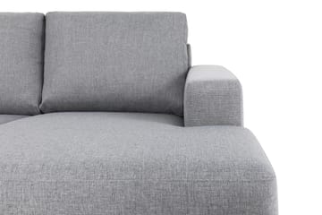 Crazy 5-sits Vänstervänd U-formad Soffa med Divan och Schäslong i Tyg - Grå - Products - Möbler - Soffa - U-soffa