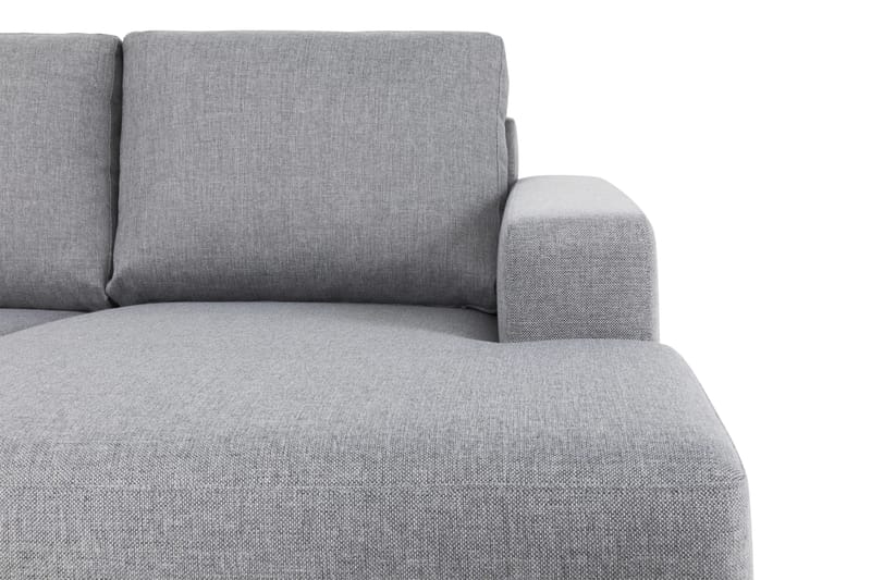 Crazy 5-sits Vänstervänd U-formad Soffa med Divan och Schäslong i Tyg - Grå - Products - Möbler - Soffa - U-soffa