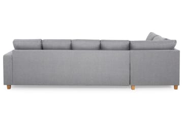 Crazy 5-sits Vänstervänd U-formad Soffa med Divan och Schäslong i Tyg - Grå - Products - Möbler - Soffa - U-soffa