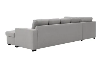 Crazy 5-sits Vänstervänd U-formad Soffa med Divan och Schäslong i Tyg - Grå - Products - Möbler - Soffa - U-soffa