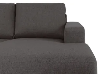 Crazy 5-sits Vänstervänd U-formad Soffa med Divan och Schäslong i Tyg - Mörkgrå - Products - Möbler - Soffa - U-soffa