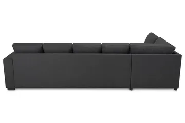 Crazy 5-sits Vänstervänd U-formad Soffa med Divan och Schäslong i Tyg - Mörkgrå - Products - Möbler - Soffa - U-soffa