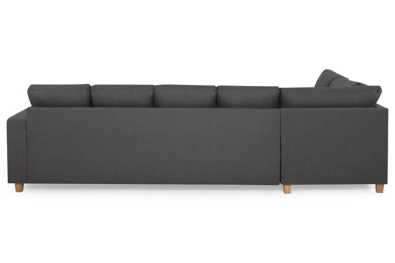 Crazy 5-sits Vänstervänd U-formad Soffa med Divan och Schäslong i Tyg - Mörkgrå - Products - Möbler - Soffa - U-soffa