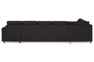 Crazy 5-sits Vänstervänd U-formad X-Large Soffa med Divan och Schäslong i Tyg - Antracit - Products - Möbler - Soffa - U-soffa