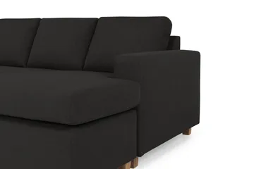 Crazy 5-sits Vänstervänd U-formad X-Large Soffa med Divan och Schäslong i Tyg - Antracit - Products - Möbler - Soffa - U-soffa