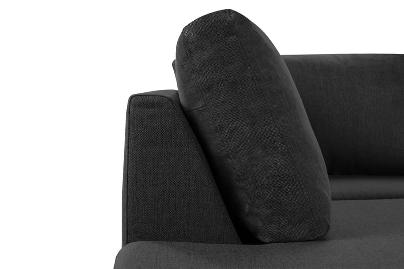 Crazy 5-sits Vänstervänd U-formad X-Large Soffa med Divan och Schäslong i Tyg - Antracit - Products - Möbler - Soffa - U-soffa