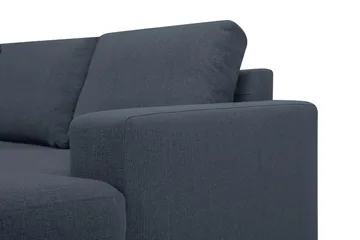 Crazy 5-sits Vänstervänd U-formad X-Large Soffa med Divan och Schäslong i Tyg - Blå - Products - Möbler - Soffa - U-soffa