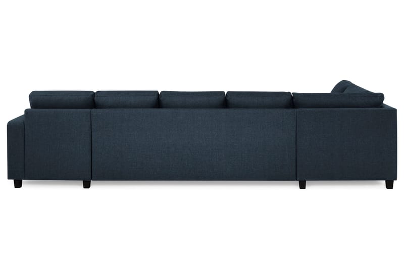 Crazy 5-sits Vänstervänd U-formad X-Large Soffa med Divan och Schäslong i Tyg - Blå - Products - Möbler - Soffa - U-soffa