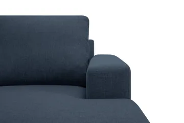Crazy 5-sits Vänstervänd U-formad X-Large Soffa med Divan och Schäslong i Tyg - Blå - Products - Möbler - Soffa - U-soffa