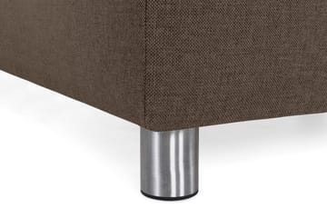 Crazy 5-sits Vänstervänd U-formad X-Large Soffa med Divan och Schäslong i Tyg - Brun - Products - Möbler - Soffa - U-soffa