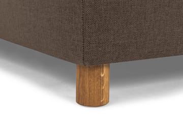 Crazy 5-sits Vänstervänd U-formad X-Large Soffa med Divan och Schäslong i Tyg - Brun - Products - Möbler - Soffa - U-soffa