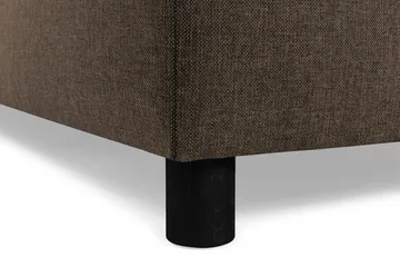 Crazy 5-sits Vänstervänd U-formad X-Large Soffa med Divan och Schäslong i Tyg - Brun - Products - Möbler - Soffa - U-soffa