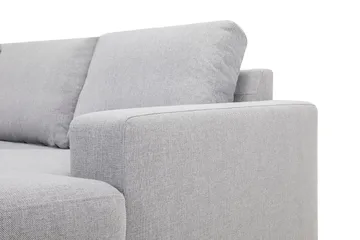 Crazy 5-sits Vänstervänd U-formad X-Large Soffa med Divan och Schäslong i Tyg - Grå - Products - Möbler - Soffa - U-soffa