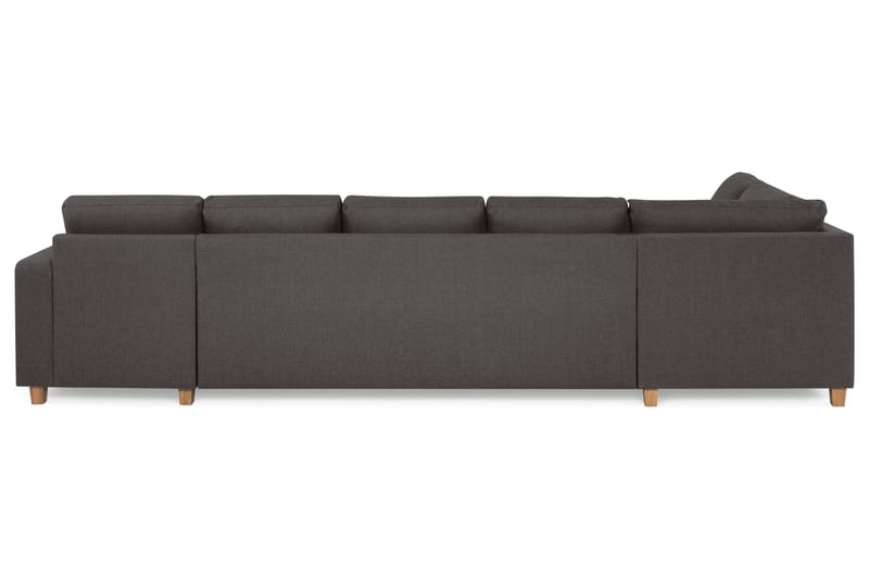 Crazy 5-sits Vänstervänd U-formad X-Large Soffa med Divan och Schäslong i Tyg - Mörkgrå - Products - Möbler - Soffa - U-soffa
