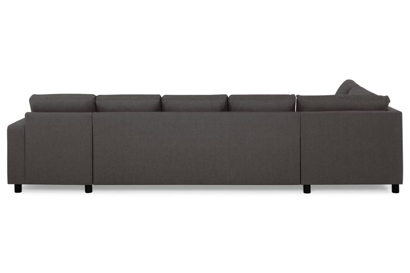 Crazy 5-sits Vänstervänd U-formad X-Large Soffa med Divan och Schäslong i Tyg - Mörkgrå - Products - Möbler - Soffa - U-soffa